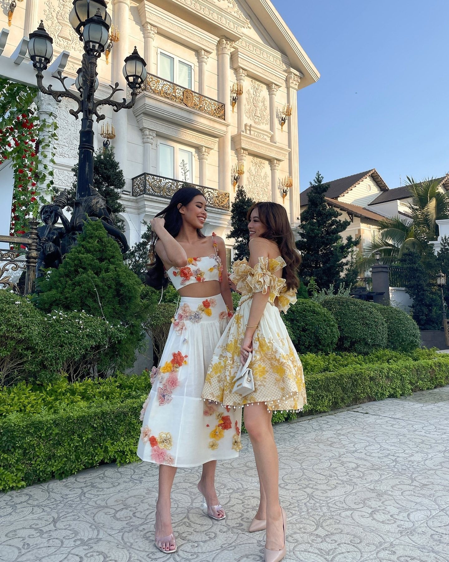 ZIMMERMANN Organza mini dress