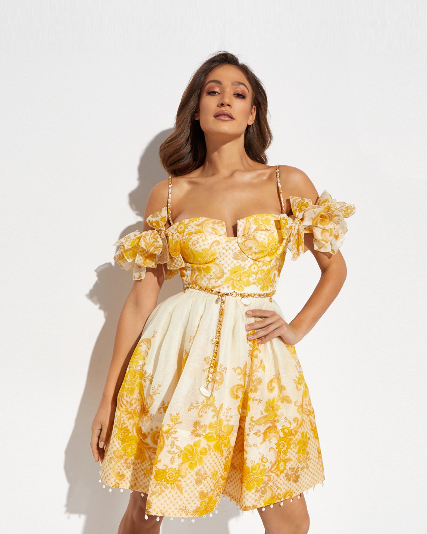 ZIMMERMANN Organza mini dress