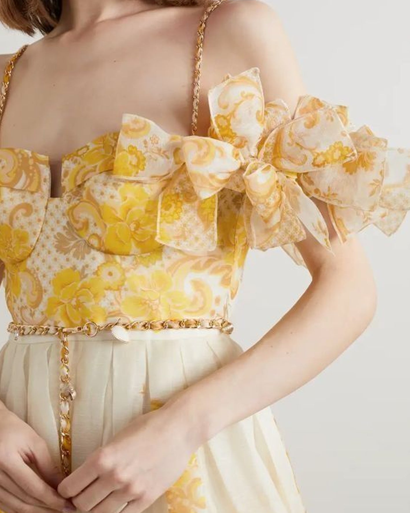 ZIMMERMANN Organza mini dress