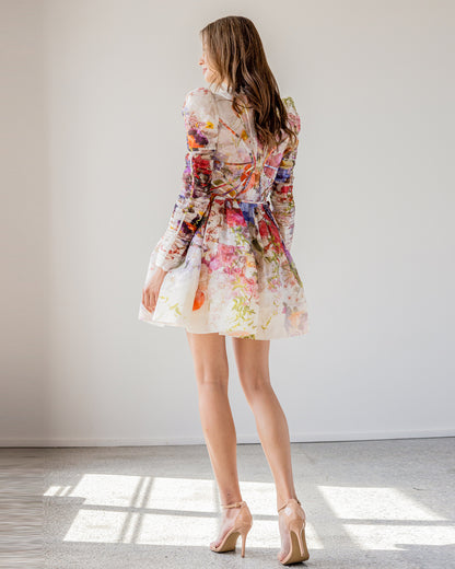 Zimmermann Prima Panelled Mini Dress