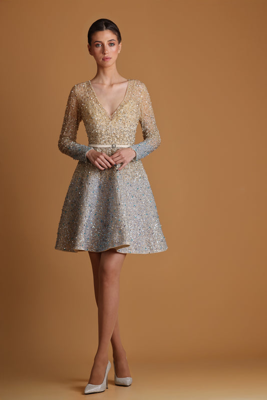 Custom Made sequin gown
