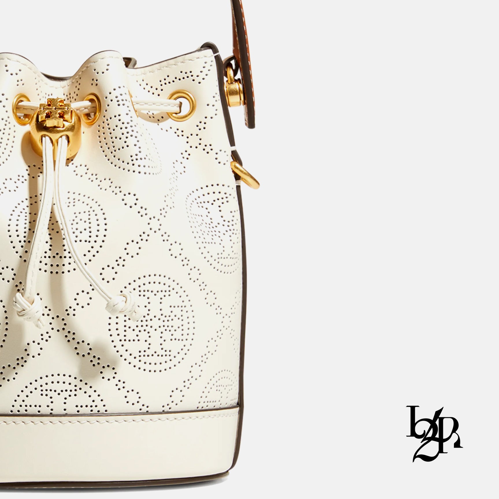 Mini T Monogram Perforated Leather Bucket Bag: Women's Designer Crossbody  Bags