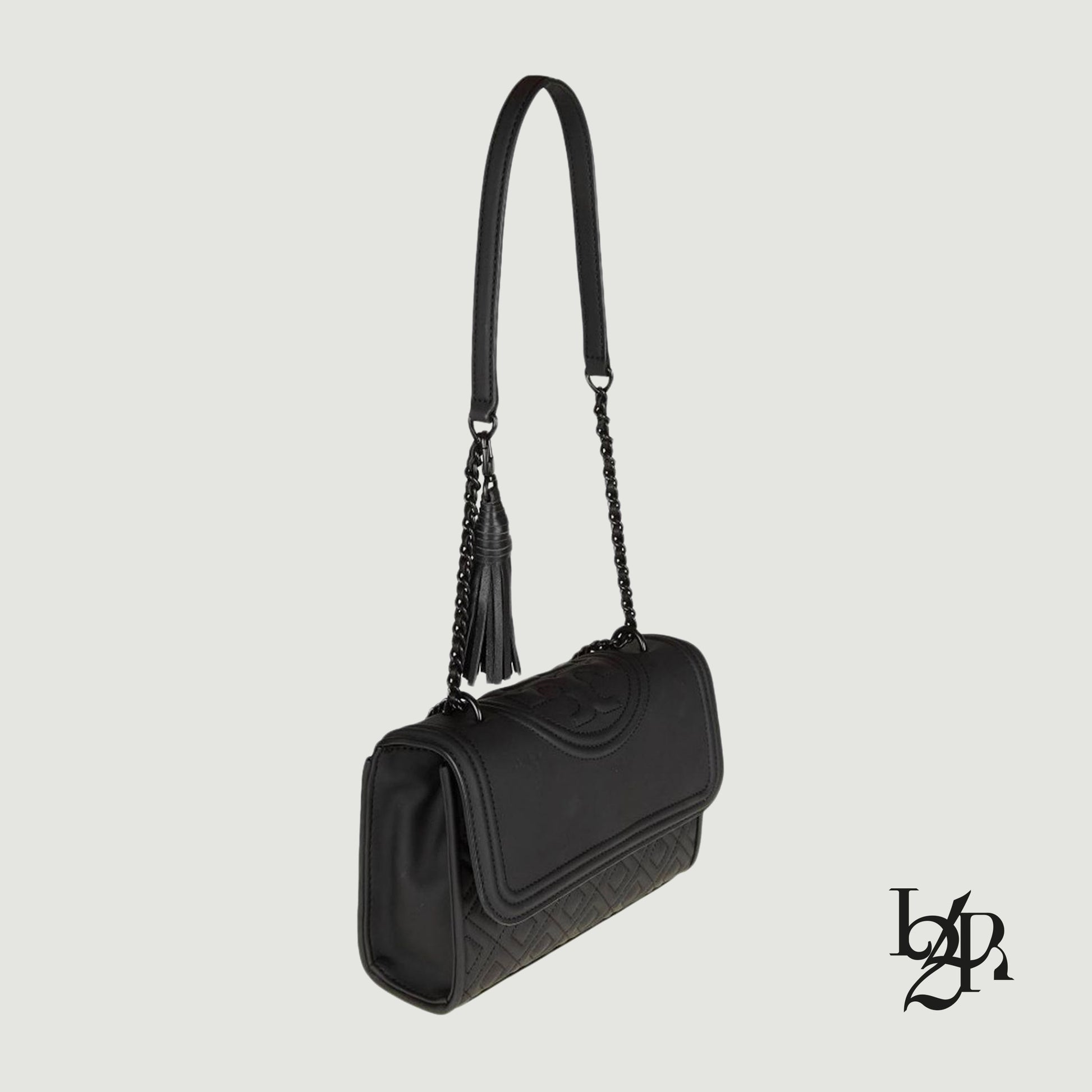 Tory Burch Fleming Matte Small Convertible Shoulder Bag, Luxury